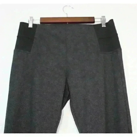 Kut from the Kloth Joan Skinny Pull On Herringbone Comfort Waist Dress Slacks L - Picture 2 of 14